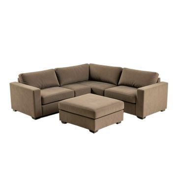 176 '' Wide Reversible Modular Corner Sectional With Ottoman
