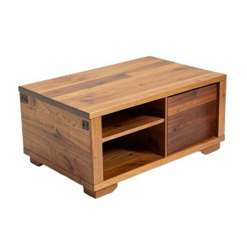 Mcdonnell Solid Wood Coffee Table With Storage