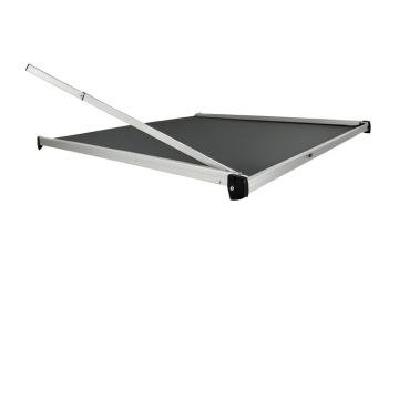 10 Ft. W X 3 Ft. D Metal Retractable Side Awning