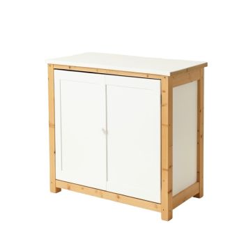 Olive Canyon Freestanding Laundry Folding Counter - White