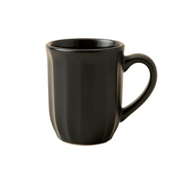 Stone Bend Ceramic Mug - Black