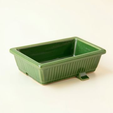 Birch Bridge Empty Railing Planter With Integral Brackets - Green (synthetic illustration; no displayed measurements)
