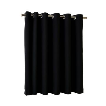 Kaukauna Striped Blackout Thermal Grommet Single Curtain Panel