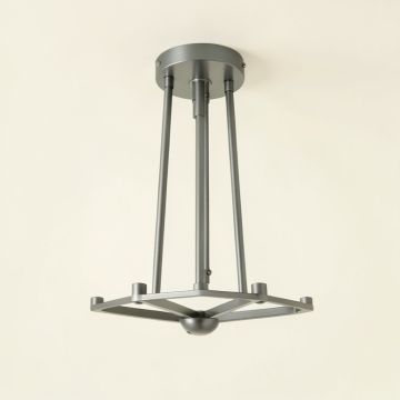 Allegro 4 - Light 16 '' Chandelier Style Drum Flush Mount (synthetic illustration; no displayed measurements)