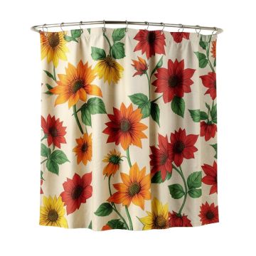 Pi Creative Art Where The Passion Flower Grows I Single Shower Curtain