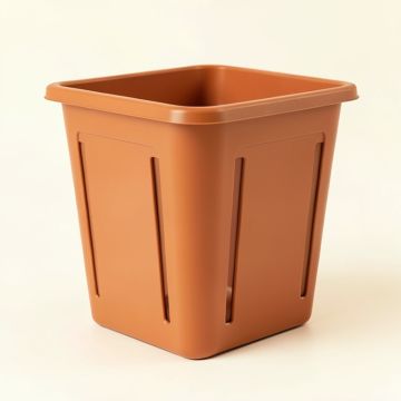 Reed Arc Closed Garden Compost Bin - Terracotta (synthetic illustration; no displayed measurements)