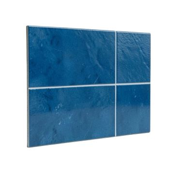 Cobalto Le Leghe 3 '' X 12 '' Porcelain Mosaic Subway Wall & Floor Tile
