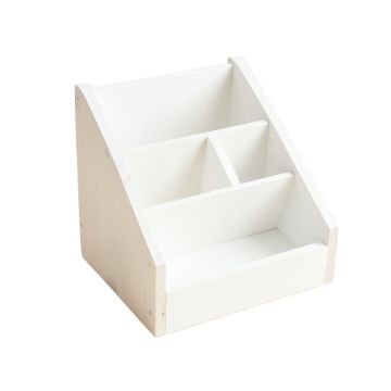 Stone Bend Empty Coffee-Station Organizer - White (synthetic illustration; no displayed measurements)
