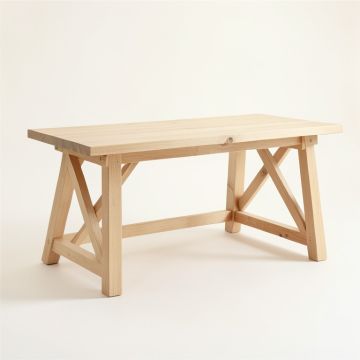 Stone Brook Empty Workshop Workbench - Beige (synthetic illustration; no displayed measurements)