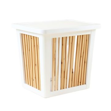 Rowan Arc Laundry Hamper - White