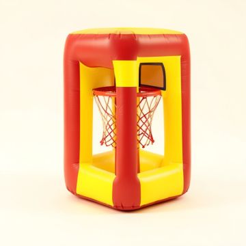 Inflatable Floating Basketball Hoop & Blow Up Ball For Swimming Pool (synthetic illustration; no displayed measurements)