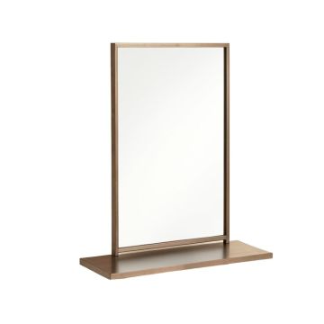 Straley Metal With Shelves Bathroom/Vanity Mirror