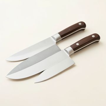 Ayesha Collection Japanese Steel 3 Piece Cooking Knife Set (synthetic illustration; no displayed measurements)