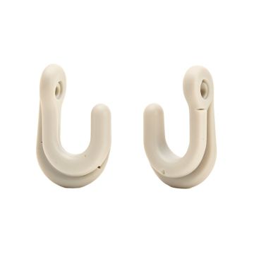 C-Shaped Shower Curtain Hooks