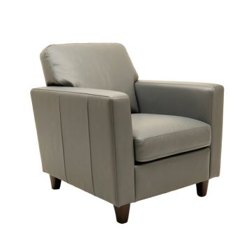 Nataniel Upholstered Parsons Chair In Gray