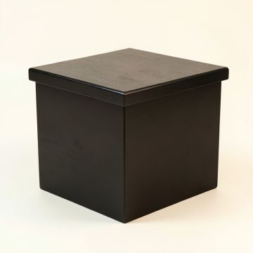 Cedar Canyon Closed Outdoor Storage Box - Black (synthetic illustration; no displayed measurements)