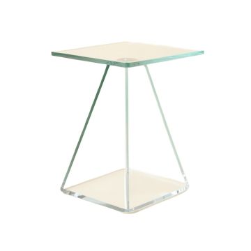 Glass Tabletop Riser Triangle Corner Desktop Stand