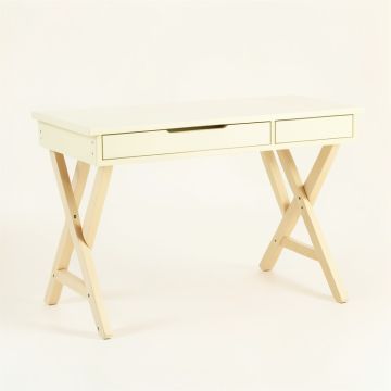 Field Crossing Writing Desk - Ivory (synthetic illustration; no displayed measurements)