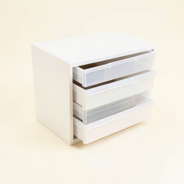Flint Arc Small-Parts Storage Drawer Cabinet (synthetic illustration; no displayed measurements)