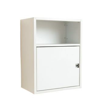 Willow Canyon Wall-Mounted Entry Cabinet - White (synthetic illustration; no displayed measurements)