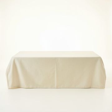 Ridge Branch Flat Bed Sheet - Cream (synthetic illustration; no displayed measurements)