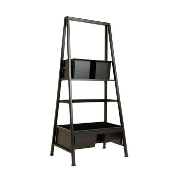 Holly Bluff Empty Vertical Garden Frame - Black