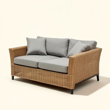 Valladolid Patio Sofa With Cushions (synthetic illustration; no displayed measurements)