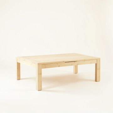 Dawn Falls Coffee Table - Ivory (synthetic illustration; no displayed measurements)