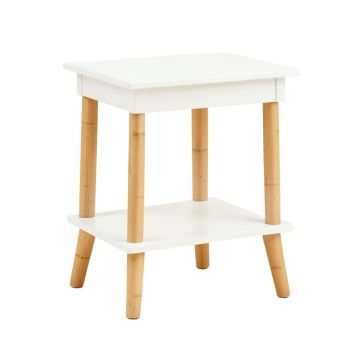 Summit Crossing Side Table - White