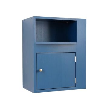 Field Bridge Wall-Mounted Entry Cabinet - Blue