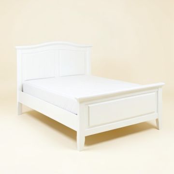 Julie Solid Wood Sleigh Bed (synthetic illustration; no displayed measurements)
