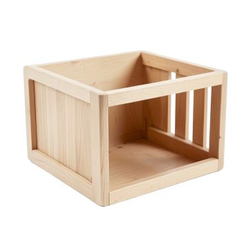 Briar Edge Empty Furniture-Style Pet Crate - Beige (synthetic illustration; no displayed measurements)