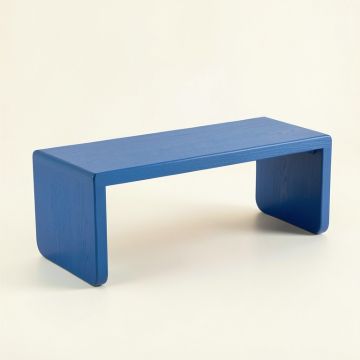 Juniper Crest Indoor Bench - Blue (synthetic illustration; no displayed measurements)