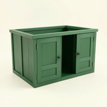 River Edge Empty Furniture-Style Litter Enclosure - Green (synthetic illustration; no displayed measurements)