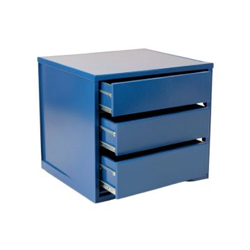 Ash Brook Small-Parts Storage Drawer Cabinet - Blue