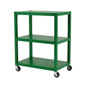 Holly Dale Empty Rolling Workshop Cart - Green