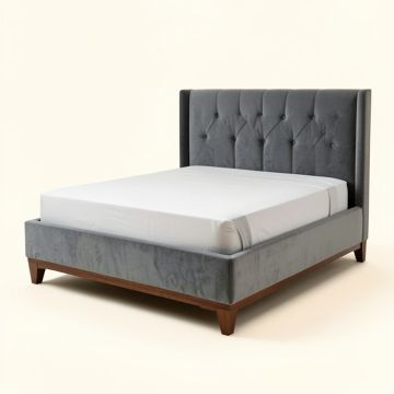 Borah Upholstered Low Profile Sleigh Bed (synthetic illustration; no displayed measurements)
