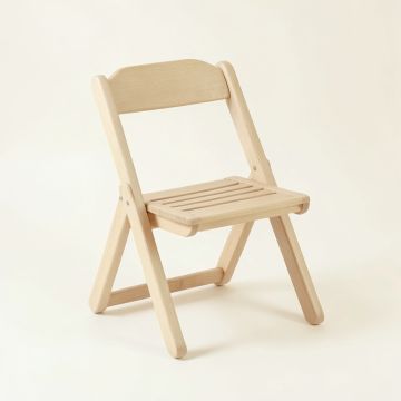 Cliff Crest Folding Outdoor Chair - Beige (synthetic illustration; no displayed measurements)