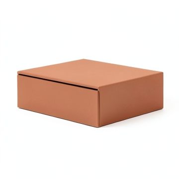 Oak Crest Desktop Monitor Riser - Terracotta (synthetic illustration; no displayed measurements)