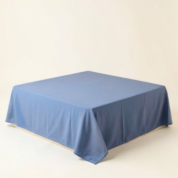 Clay Canyon Flat Bed Sheet - Blue (synthetic illustration; no displayed measurements)
