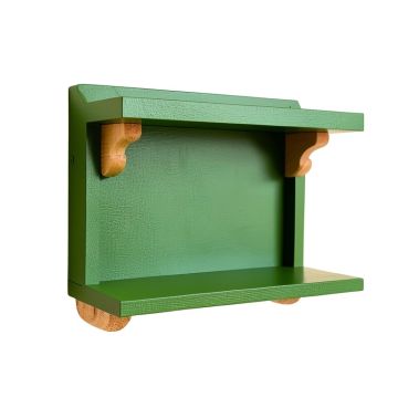 Bay Bend Wall-Mounted Entryway Organizer Shelf - Green