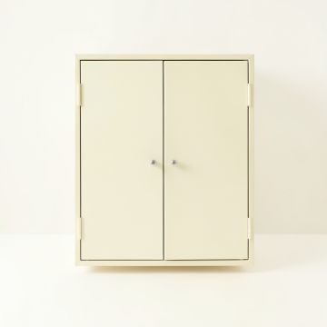 Maple Bend Wall-Mounted Laundry Cabinet - Cream (synthetic illustration; no displayed measurements)