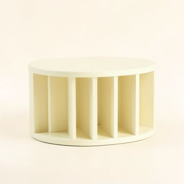 Willow Arc Shoe Storage Bench - Ivory (synthetic illustration; no displayed measurements)