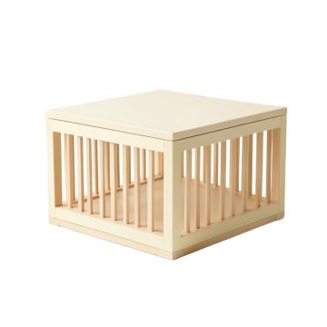 Olive Branch Empty Furniture-Style Pet Crate - Cream