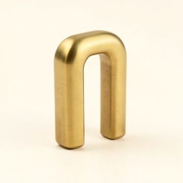 Solid Brass 3 1/2 '' Center To Center Arch Pull (synthetic illustration; no displayed measurements)