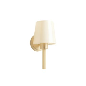 Spruce Bridge Wall Sconce Mounted On A Plain Wall - Cream