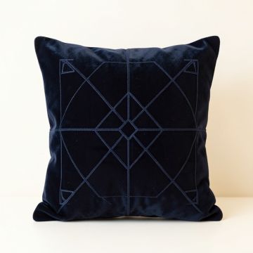 Moss Canyon Filled Accent Pillow - Navy (synthetic illustration; no displayed measurements)