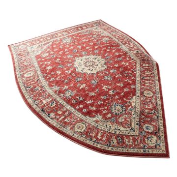 Fluery Power Loom Red/Beige/Blue Rug