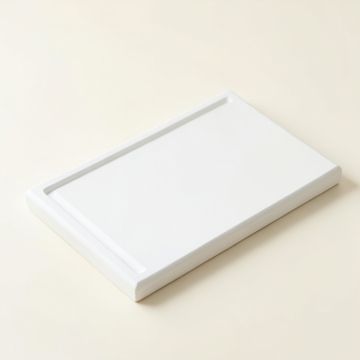 Aspen Branch Cutting Board - White (synthetic illustration; no displayed measurements)