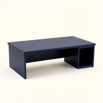 Clay Arc Desktop Monitor Riser (synthetic illustration; no displayed measurements)